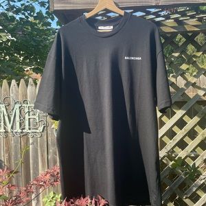 Balenciaga Over Sized T-Shirt XL Black Unisex